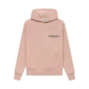 Fear of God Essentials Pullover Hoodie PinkESS2202