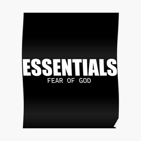 Copy of fear of god essentials  Poster RB2202 product Offical Fear Of God Essentials Merch