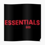 Essentials Fear of God, Essential Fog, Essentials Los Angeles  Poster RB2202 product Offical Fear Of God Essentials Merch