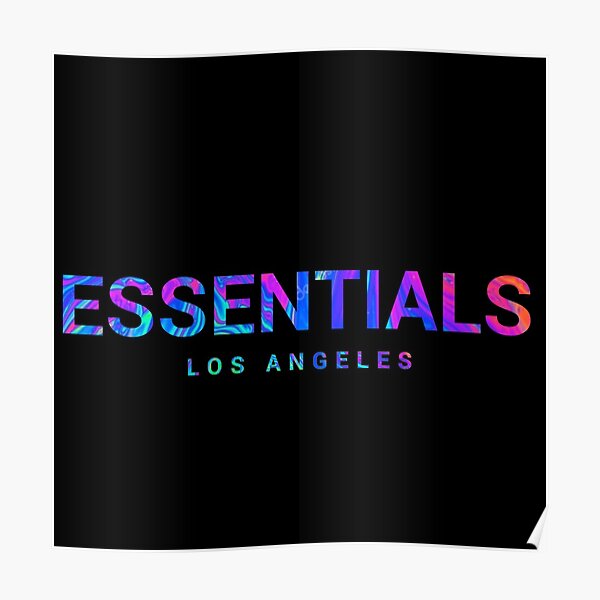 Abstract Aesthetic Essentials Fear of God, Essential Fog, Essentials Los Angeles  Poster RB2202 product Offical Fear Of God Essentials Merch