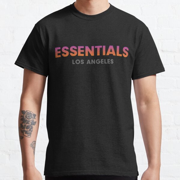 Essentials Fear of God, Essential Fog, Essentials Áo thun cổ điển Los Angeles RB2202 Sản phẩm Offical Fear Of God Essentials Merch