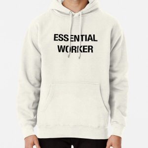 Essential Worker Fog Essentials Font Bold Letter Pullover Hoodie RB2202 product Offical Fear Of God Essentials Merch