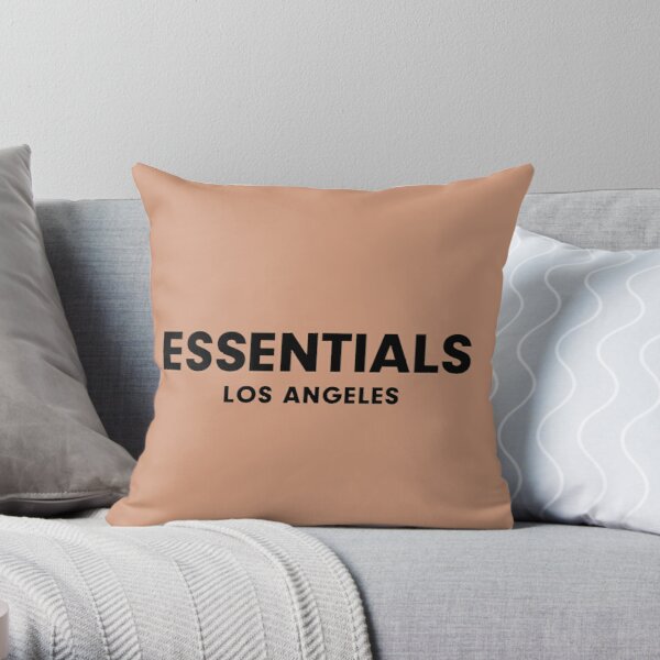 Essentials Fear of God, Essential Fog, Essentials Los Angeles  Throw Pillow RB2202 product Offical Fear Of God Essentials Merch