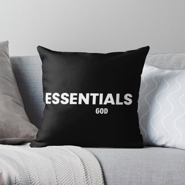 Essentials Fear of God, Essential Fog, Essentials Los Angeles  Throw Pillow RB2202 product Offical Fear Of God Essentials Merch